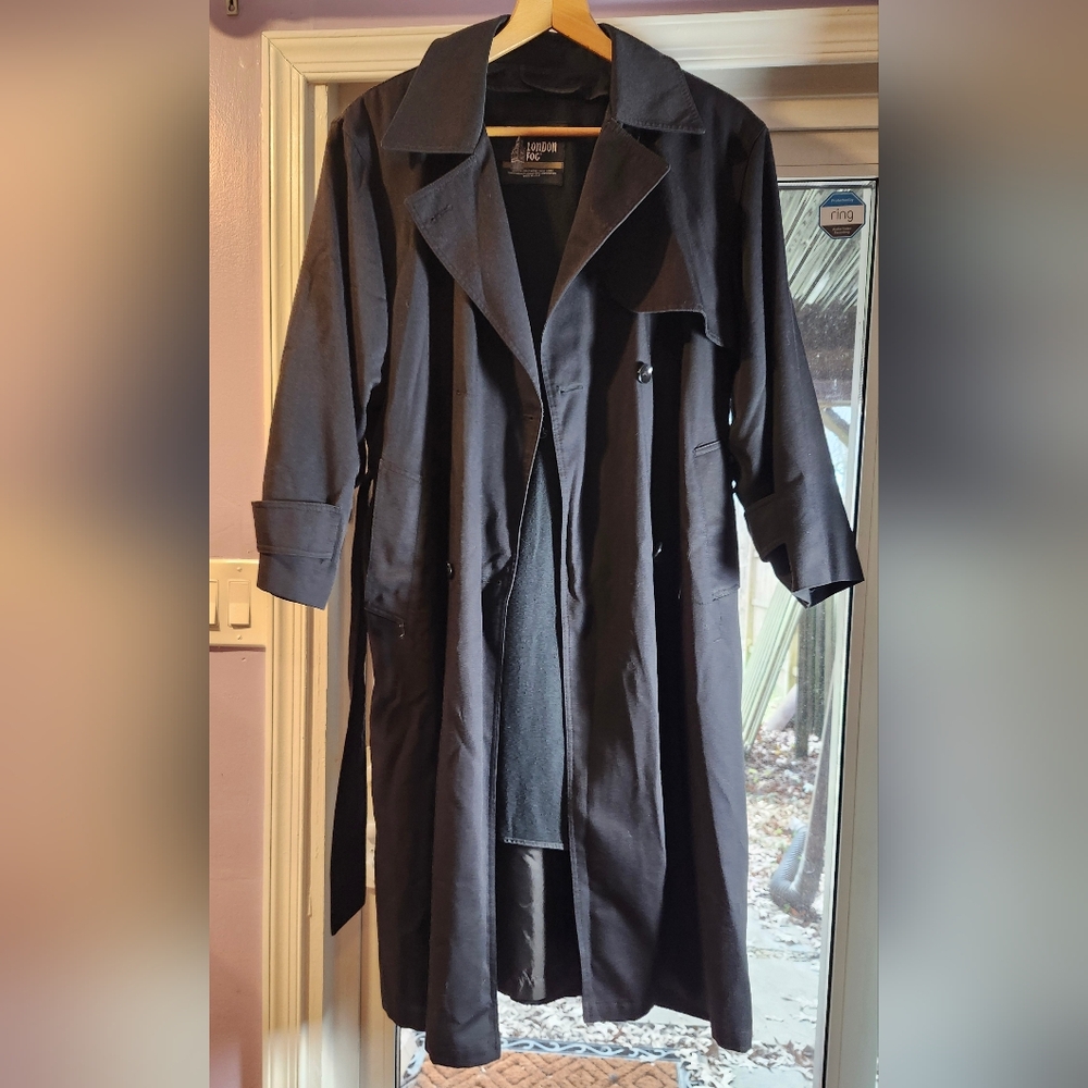 London Fod trench coat black